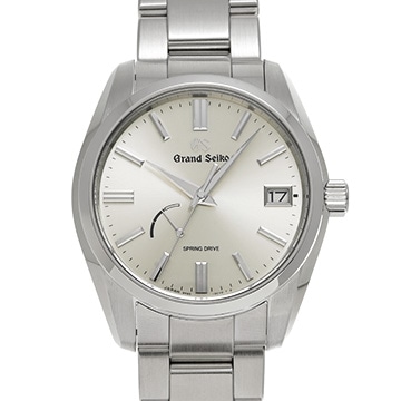グランドセイコー ヘリテージコレクション スプリングドライブ SBGA437 シルバー メンズ 時計 【中古】【wristwatch】