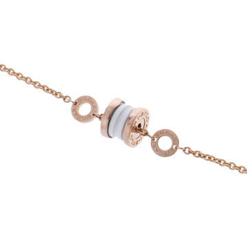 ブルガリ B.ZERO1エレメント ブレスレット  ゴールド K18ピンクゴールド PG/ホワイトセラミック レディース ジュエリー 【中古】【jewelry】