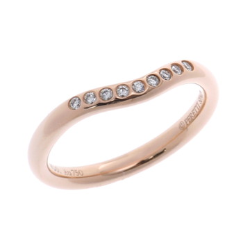 ティファニー カーブドバンド リング ゴールド K18ピンクゴールド PG レディース ジュエリー 【中古】【jewelry】