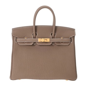 エルメス バーキン 25 エトゥープ トゴ レディース バッグ 【中古】【bag】