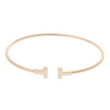 ティファニー Tワイヤー ナロー ブレスレット ゴールド K18イエローゴールド YG レディース ジュエリー 【中古】【jewelry】