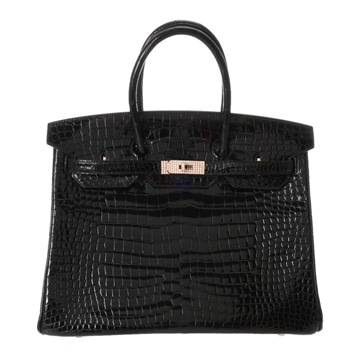 エルメス バーキン 35 ブラック ポロサスリセ レディース バッグ 【中古】【bag】