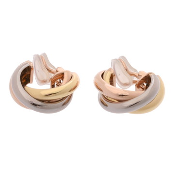 カルティエ トリニティ イヤリング クラシックモデル ゴールド 80083231 K18イエローゴールド YG/K18ピンクゴールド PG/K18ホワイトゴールド レディース ジュエリー 【中古】【jewelry】