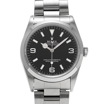 ロレックス エクスプローラー 14270 ブラック メンズ 時計 【中古】【wristwatch】
