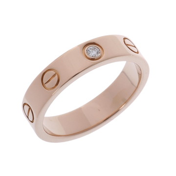 カルティエ ミニラブリング #47 1PD ゴールド K18ピンクゴールド PG レディース ジュエリー 【中古】【jewelry】