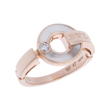 ブルガリ ブルガリブルガリ オープンワーク リング #47 ゴールド 357517 K18ピンクゴールド PG レディース ジュエリー 【中古】【jewelry】