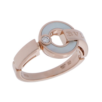 ブルガリ ブルガリブルガリ オープンワーク リング #50 ゴールド 357533 K18ピンクゴールド PG レディース ジュエリー 【中古】【jewelry】