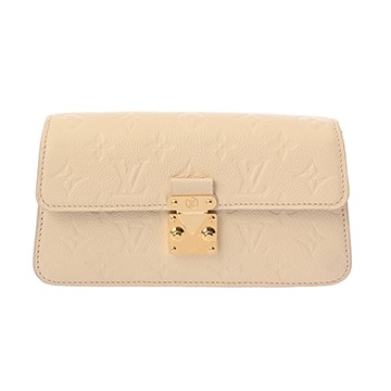 ルイ ヴィトン モノグラムアンプラント ウォレット オン チェーン メティス クレーム M82836 レザー レディース バッグ 【中古】【bag】