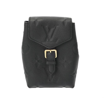 ルイ ヴィトン モノグラムアンプラント タイニー バックパック ノワール M80596 レザー レディース バッグ 【中古】【bag】