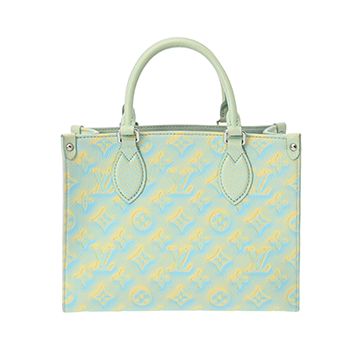 ルイ ヴィトン モノグラムアンプラント オンザゴー PM 2WAY サマースターダストコレクション ヴェールドー M46270 レザー レディース バッグ 【中古】【bag】