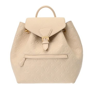 ルイ ヴィトン モノグラムアンプラント モンスリ PM クレーム M45397 レザー レディース バッグ 【中古】【bag】