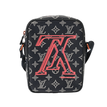 ルイ ヴィトン モノグラムインク ダヌーブ PM  ブルーマリーン/コライユ M43678 モノグラムインク メンズ バッグ 【中古】【bag】