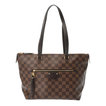 ルイ ヴィトン ダミエ イエナ PM ブラウン N41012 ダミエキャンバス レディース バッグ 【中古】【bag】