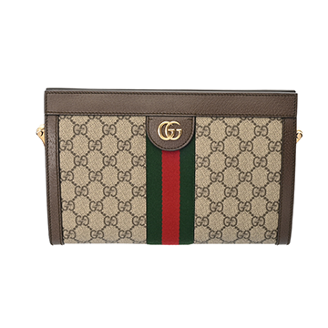 グッチ オフィディア スモールショルダーバッグ ベージュ/エボニー/ブラウン 503887 213317 GGスプリームキャンバス/レザー レディース バッグ 【未使用】【bag】