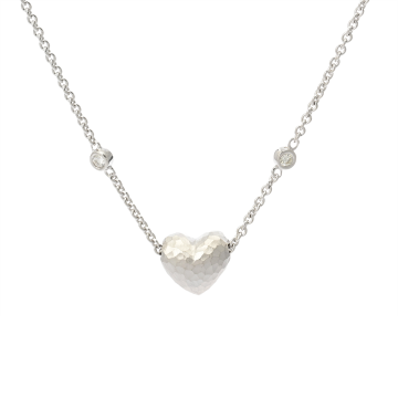 ティファニー メトロクロスネックレス シルバー K18ホワイトゴールド WG レディース ジュエリー 【中古】【jewelry】