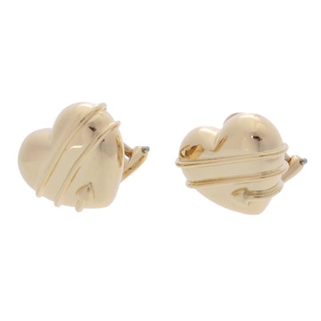 ティファニー ハート&アロー イヤリング ゴールド K18イエローゴールド YG レディース ジュエリー 【中古】【jewelry】