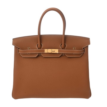 エルメス バーキン 35 ゴールド トゴ レディース バッグ 【未使用】【bag】