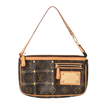 ルイ ヴィトン モノグラム ポシェット アクセソワール リヴェット ブラウン M40141 モノグラムキャンバス レディース 【中古】【bag】