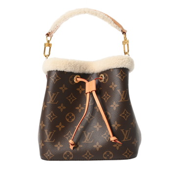 ルイ ヴィトン モノグラム ネオノエ BB 2WAY ブラウン M46319 モノグラムキャンバス/フェイクファー レディース バッグ 【中古】【bag】