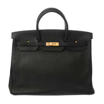 エルメス バーキン 40 ブラック トゴ ユニセックス バッグ 【中古】【bag】