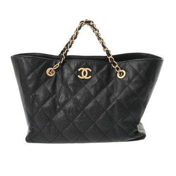 シャネル マトラッセ チェーントート  ブラック AS3020 グレインドシャイニーカーフスキン レディース バッグ 【中古】【bag】