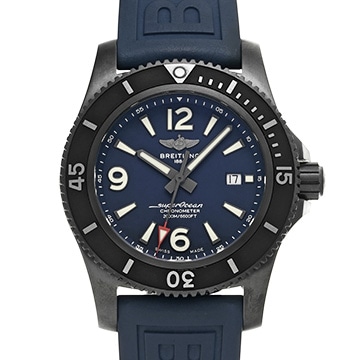 ブライトリング スーパーオーシャン オートマチック 46 ブラックスチール M17368D71C1S1 ブルー メンズ 時計 【中古】【wristwatch】