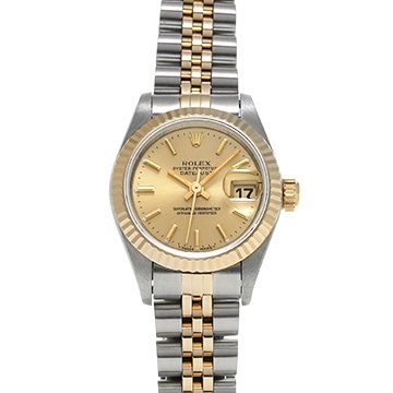 ロレックス デイトジャスト 26 69173 シャンパン レディース 時計 【中古】【wristwatch】
