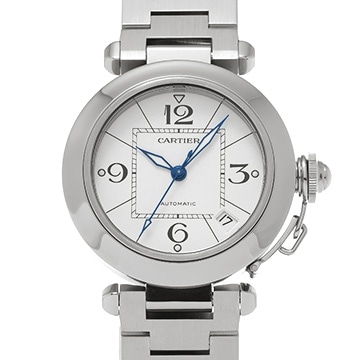 カルティエ パシャC W31074M7 ホワイト ユニセックス 時計 【中古】【wristwatch】