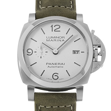 パネライ ルミノールマリーナ 44mm PAM01314 ホワイト メンズ 時計 【中古】【wristwatch】