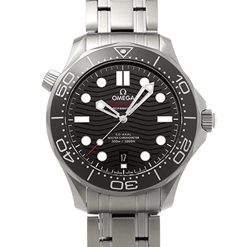 オメガ シーマスター ダイバー300 コーアクシャル マスタークロノメーター 210.30.42.20.01.001 ブラック メンズ 時計 【中古】【wristwatch】