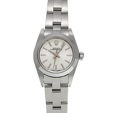 ロレックス オイスターパーペチュアル 76080 シルバー レディース 時計 【中古】【wristwatch】