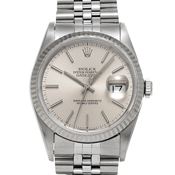 ロレックス デイトジャスト 16234 シルバー メンズ 時計 【中古】【wristwatch】