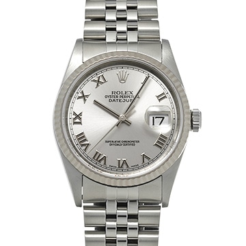 ロレックス デイトジャスト 16234 グレー メンズ 時計 【中古】【wristwatch】