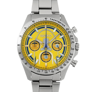 セイコー ドクターイエロー 8T63-04L0 イエロー メンズ 時計 【中古】【wristwatch】