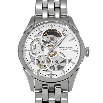 ハミルトン ジャズマスター H324050 ホワイト/スケルトン メンズ 時計 【中古】【wristwatch】