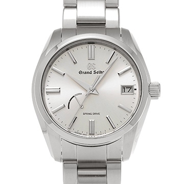 グランドセイコー ヘリテージコレクション スプリングドライブ SBGA437 シルバー メンズ 時計 【中古】【wristwatch】