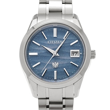 シチズン エコドライブ 限定モデル AQ4100-65H ブルー メンズ 時計 【中古】【wristwatch】