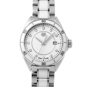 タグ ホイヤー フォーミュラ1 レディ WBJ141AD.BA0974 ホワイト/ダイヤモンド レディース 時計 【中古】【wristwatch】