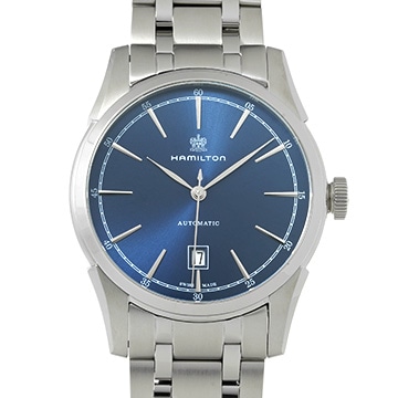 ハミルトン ジャズマスター スピリッドオブリバティー H424151 ブルー メンズ 時計 【中古】【wristwatch】