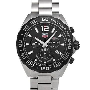 タグ ホイヤー フォーミュラ1 クォーツ クロノグラフ CAZ1010.BA0842 ブラック メンズ 時計 【中古】【wristwatch】