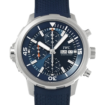 IWC アクアタイマー クロノグラフ IW376806 ブルー メンズ 時計 【中古】【wristwatch】