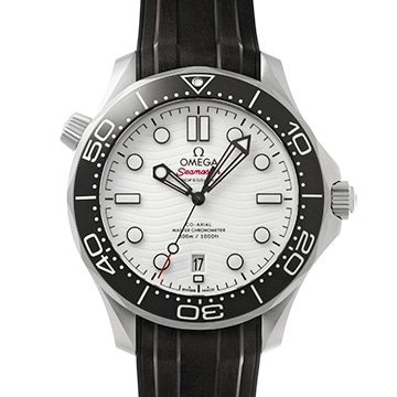 オメガ シーマスター ダイバー300 コーアクシャル マスタークロノメーター 210.32.42.20.04.001 ホワイト メンズ 時計 【中古】【wristwatch】