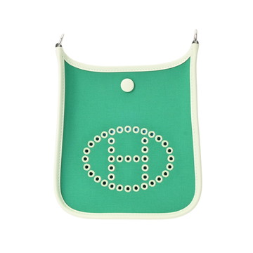 エルメス ネオエヴリン TPM  ミント/ヴェールフィズ/ブルーアズティック トワルオフィシエ/ヴォースイフト レディース バッグ 【中古】【bag】