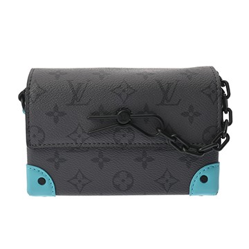 ルイ ヴィトン モノグラムエクリプスリバース スティーマー ウェアラブル ウォレット グレー/ターコイズ M11496 モノグラムキャンバス メンズ バッグ 【中古】【bag】