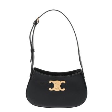 セリーヌ ミディアム ティリー バッグ ブラック 115703FZO.38NO レディース バッグ 【中古】【bag】