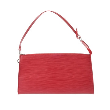 ルイ ヴィトン エピ ポシェット アクセソワール カスティリアンレッド M52947 エピレザー レディース 【中古】【bag】