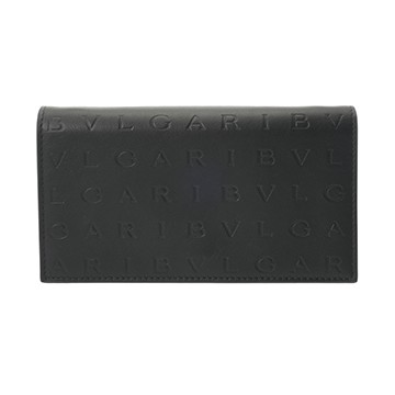 ブルガリ インフィニティトゥム ブラック レザー レディース バッグ 【中古】【bag】