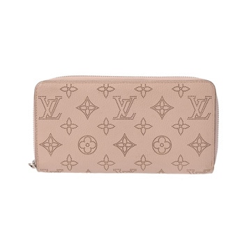 ルイ ヴィトン ジッピーウォレット ジャスミンピンク M82755 モノグラムマヒナ レディース 財布 【中古】【purse】