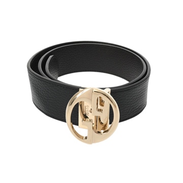 グッチ ベルト #80 ブラック 450000 601254 レザー メンズ 【中古】【other】