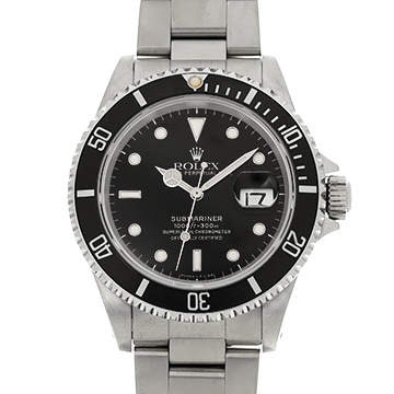 ロレックス サブマリーナ デイト 16610 ブラック メンズ 時計 【中古】【wristwatch】